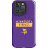NFL Minnesota Vikings Purple Performance Series iPhone 16 Pro Max Impact Case